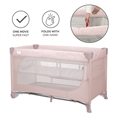 Baby Cot MOON HUG one touch fold 2 Layers PINK